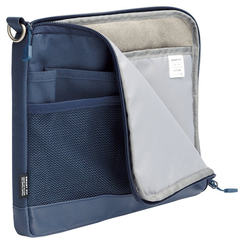 LIHIT LAB Laptop Sleeve, Water & Stain Repellent, Horizontal, 13.4" x 9.8", Black (A7681-24) - Image 4